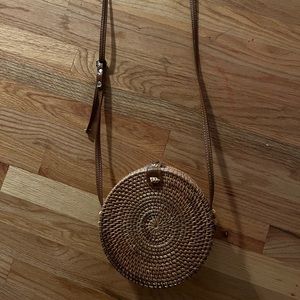 Rattan purse